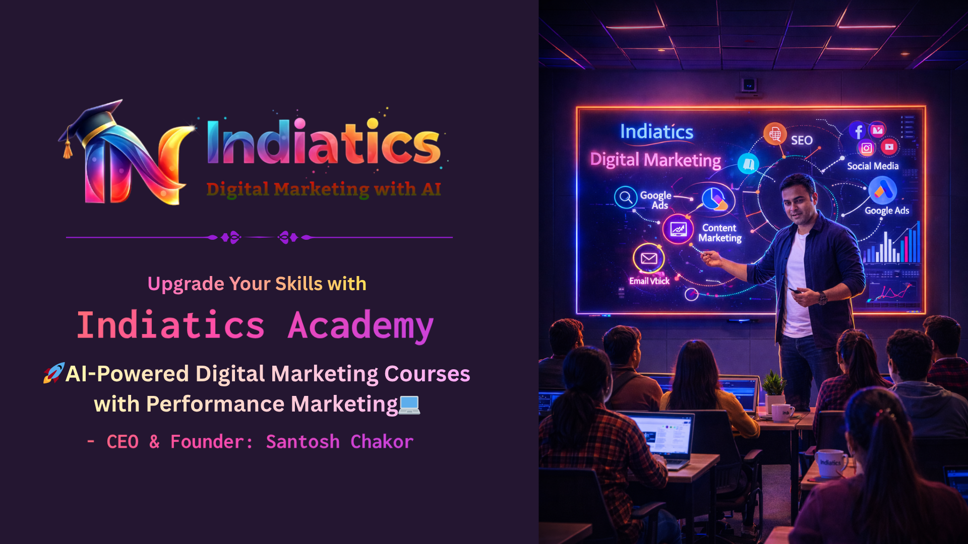 Indiatics Academy - Best Digital Marketing and AI Course in Nashik Road