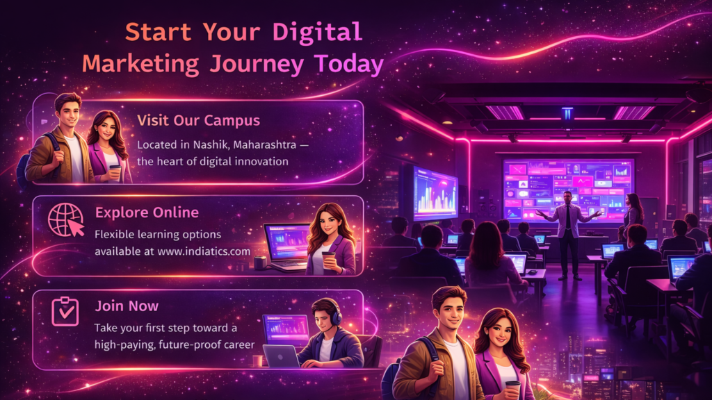 Indiatics Academy - Best Digital Marketing and AI Course in Nashik Road