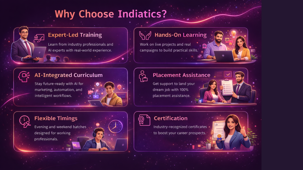 Indiatics Academy - Best Digital Marketing and AI Course in Nashik Road