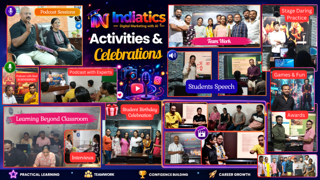 Indiatics Digital marketing course academy nashik