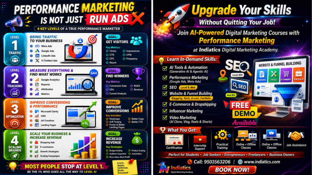 Indiatics Digital marketing course academy nashik
